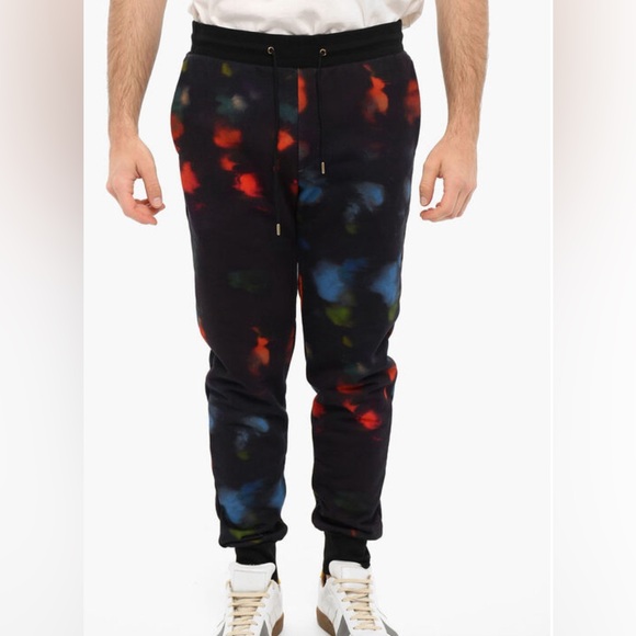 Paul Smith Men’s Ink Spill Brushed Cotton Jogger - Made in Portugal - Size L - Picture 2 of 12